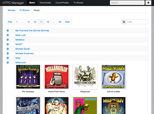 Screenshot browse music
